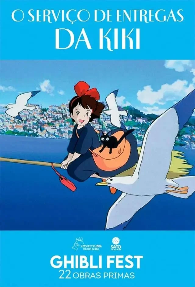 O Serviço de Entregas da Kiki (1989) – Studio Ghibli Fest 2025