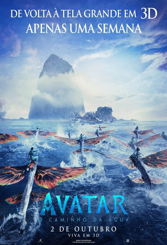 Avatar: O Caminho da Água Relançamento
